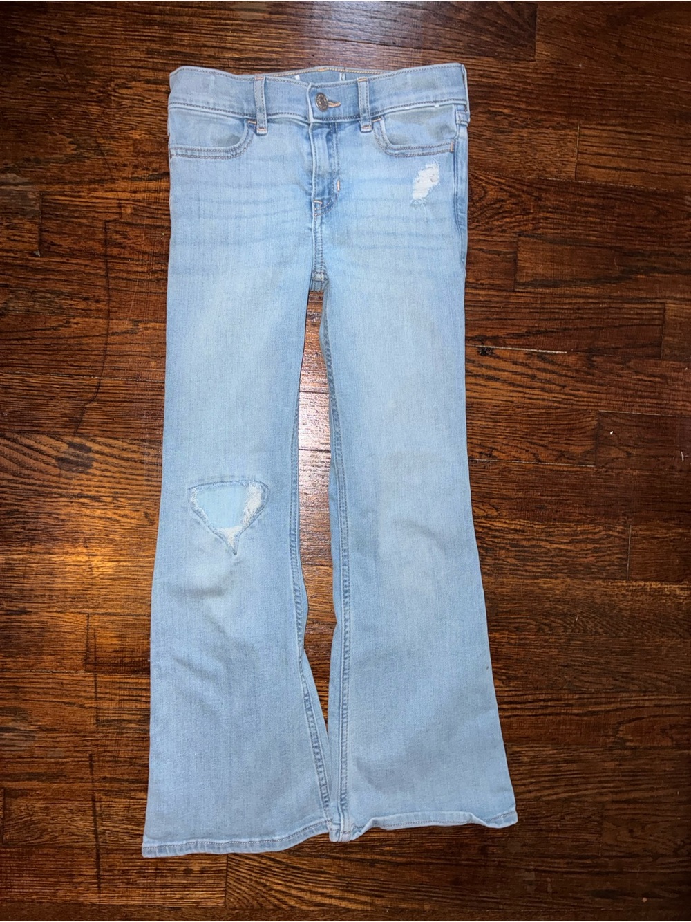 Abercrombie & Fitch Light Blue Women's Flare Jeans